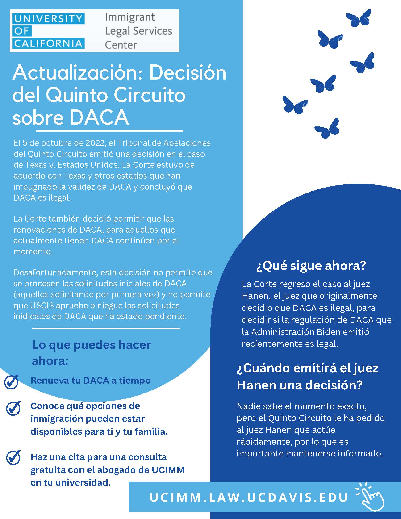 SPANISH_DACA Update on Fifth Circuit Decision